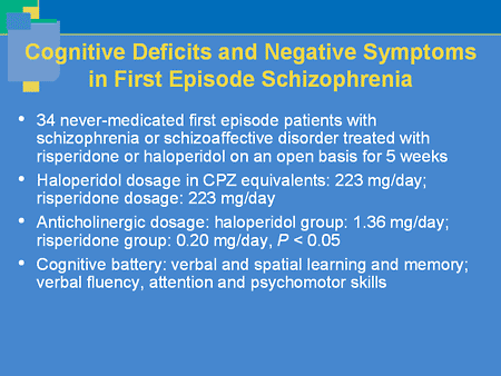 negative schizophrenia