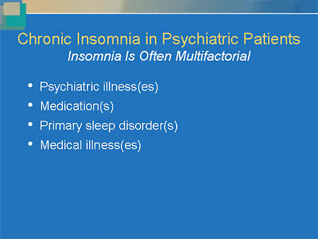 psychophysiologic insomnia definition