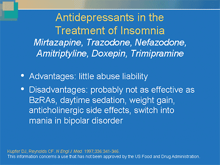 Non sedating antidepressants