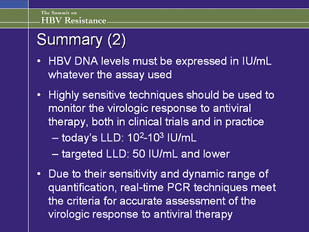 Highlights From The Summit On HBV Resistance