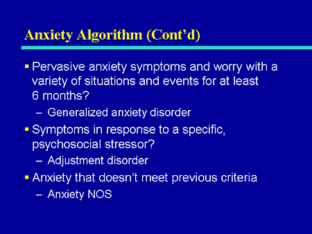 Diagnosing and Treating Depression and Anxiety Disorders in Family Practice