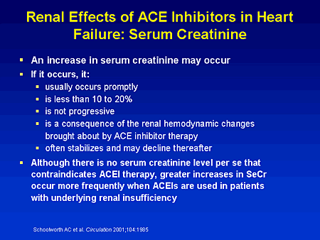 ace inhibitors increase heart rate
