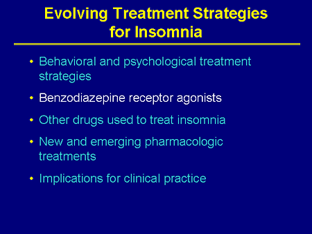 chronic insomnia treatment