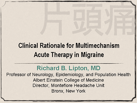 Targeting Multiple Mechanisms In Migraine: New Advances In Acute Care