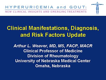 Hyperuricemia And Gout: New Clinical Insights And Emerging Treatments