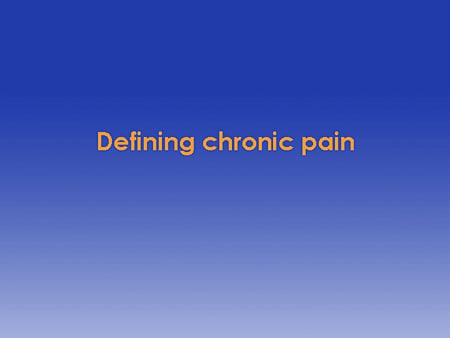 Challenging Perceptions in Chronic Pain