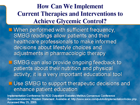 How Can We Implement Current Therapies and Interventions to Achieve Glycemic Control?
