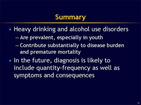 Epidemiology And Diagnosis Of Alcohol Use Disorders