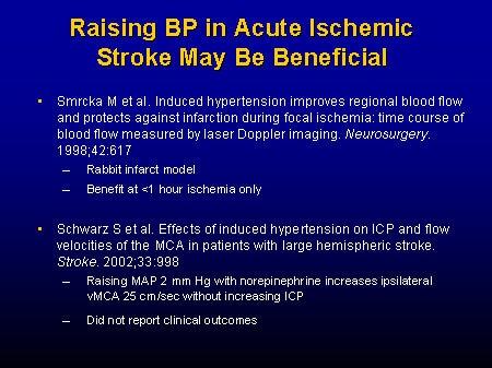 Debate: Hypertension and Acute Ischemic Stroke -- When and How to Treat