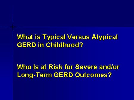 Management of Pediatric Reflux: Distinguishing Pathologic GERD From ...