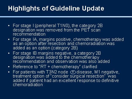 Nccn Nonsmall Cell Lung Cancer Guidelines Update Slides