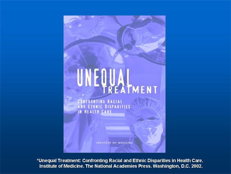 Slide 39. Unequal Treatment