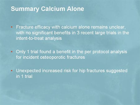Fracture Efficacy of Vitamin D and Calcium (Slides with Transcript)