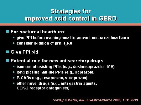 Slide 16. Strategies for improved acid control in GERD