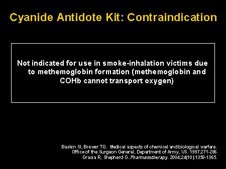 antidote for cyanide poisoning explained