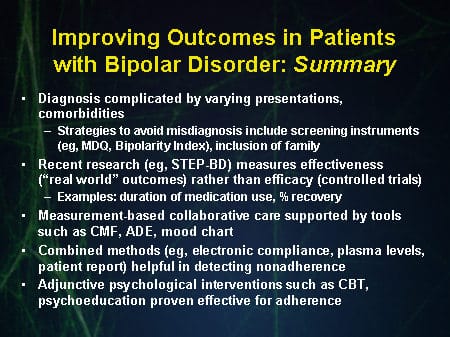 Improving Outcomes in Patients With Bipolar Disorder: Exploring the ...