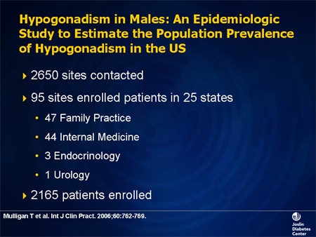 Hypogonadism and Type 2 Diabetes: Relationships and 