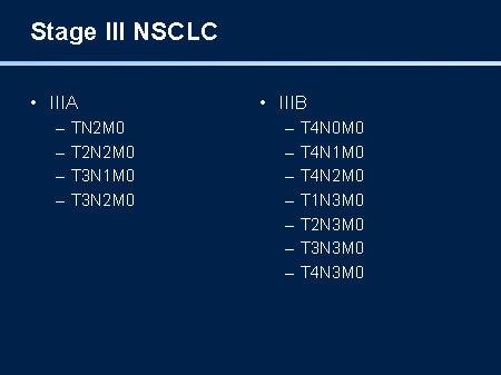 Treatment Options for Unresectable Stage III Non-Small Cell Lung Cancer ...