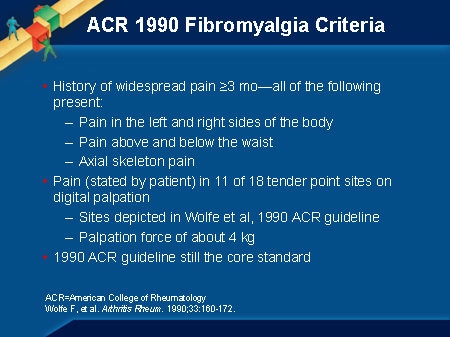 Fibromyalgia: Prevalence, Diagnosis, Management (slides With Transcript)