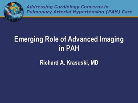 Emerging Role of Advanced Imaging in PAH (Slides With Transcript)