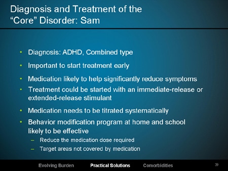 Evolving Burden and Diagnosis of ADHD: Ages 7, 12, and 17