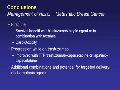 Advances in the Management of Metastatic Breast Cancer; Hormonal ...
