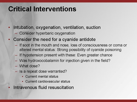 – Emergency Medicine EducationToxCard: Cyanide Toxicity