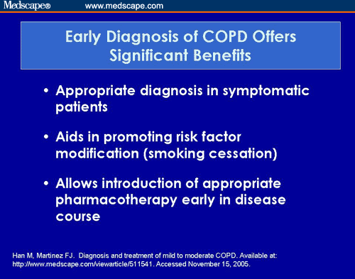 Copd: Awareness, Early Diagnosis, And Intervention