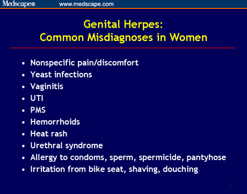 herpes vs yeast infection