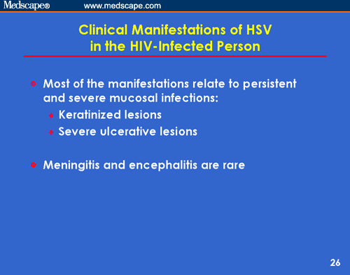 Genital Herpes In Persons With Or At Risk For Hiv Infection Prevention And Management For