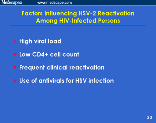 Genital Herpes in Persons With or at Risk for HIV Infection: Prevention ...