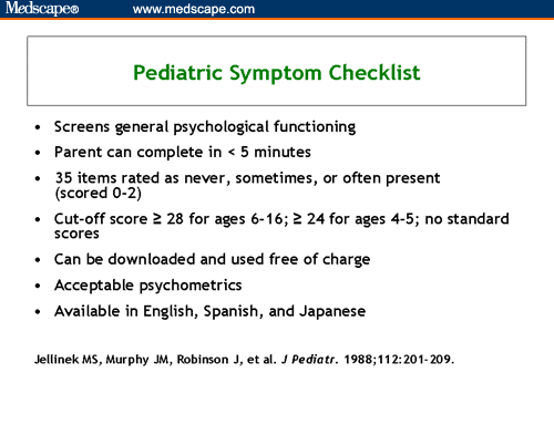 Child Behavior Screening In Primary Care