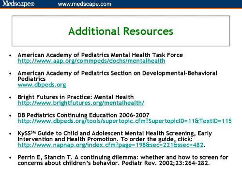 Child Behavior Screening in Primary Care