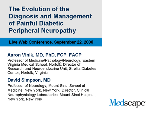 The Evolution of the Diagnosis and Management of Painful Diabetic