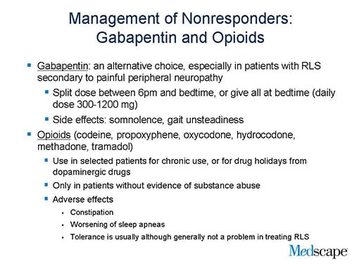 rls gabapentin