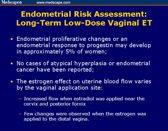 Atrophic Vaginitis and Estrogen Treatment