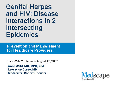 Genital Herpes and HIV: Disease Interactions in 2 Intersecting ...