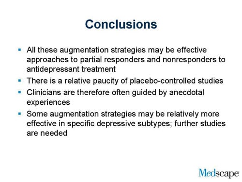 Augmentation Strategies In Treatment-Resistant Depression