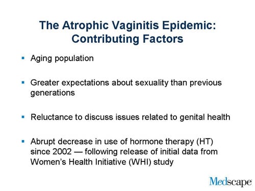 Atrophic Vaginitis Undertreated Epidemic Part I Slides With Transcript 