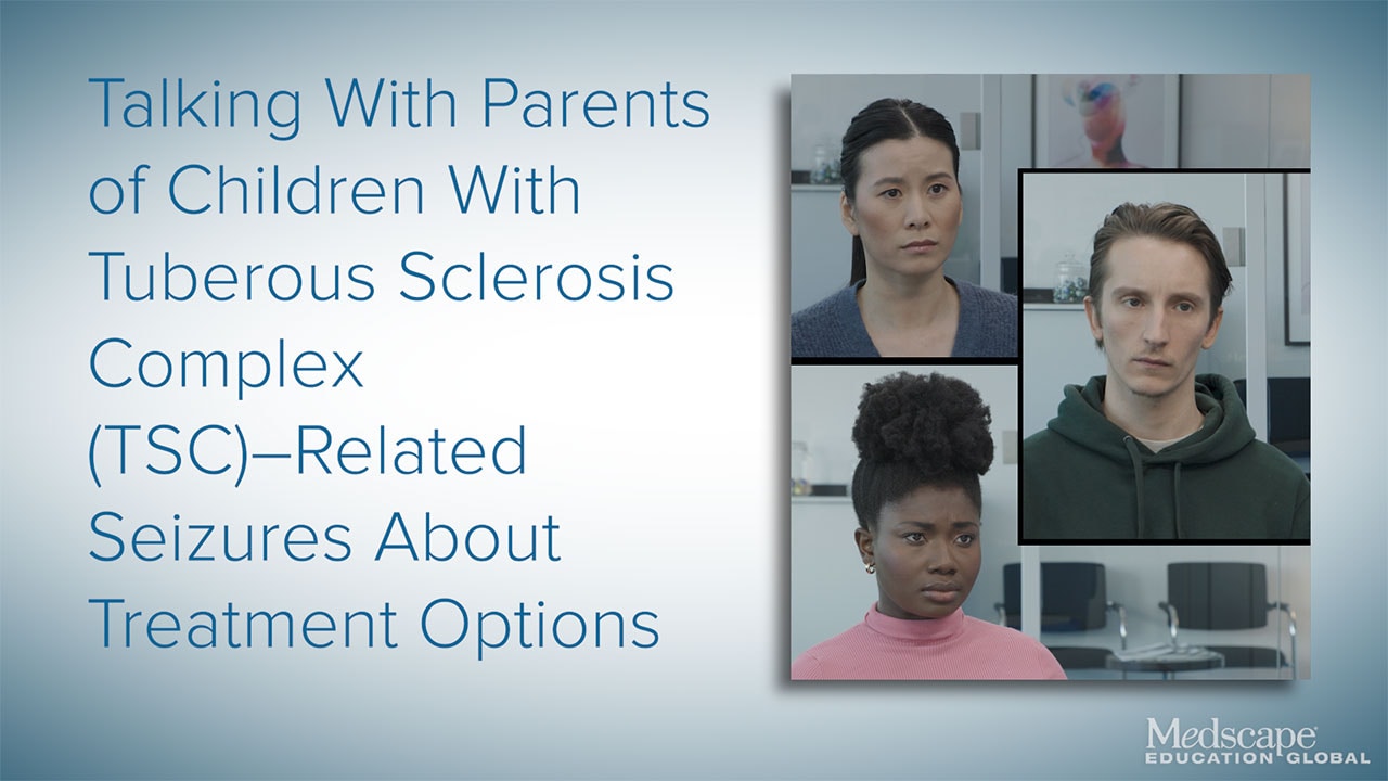 Hablando con los padres de niños con convulsiones relacionadas con el complejo de esclerosis tuberosa (CET) sobre opciones terapéuticas 