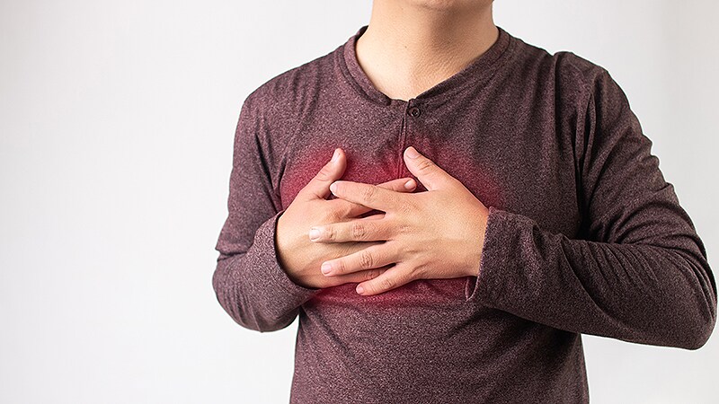 pinpoint pain in chest