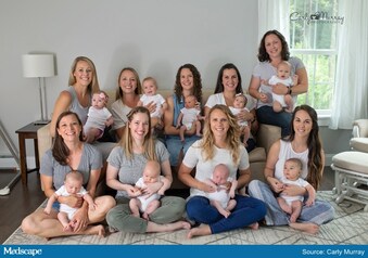 Nine Hospital Nurses Pregnant At Same Time Have Given Birth