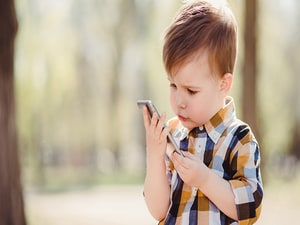 Children Hold Devices Too Close, Harming Eyesight