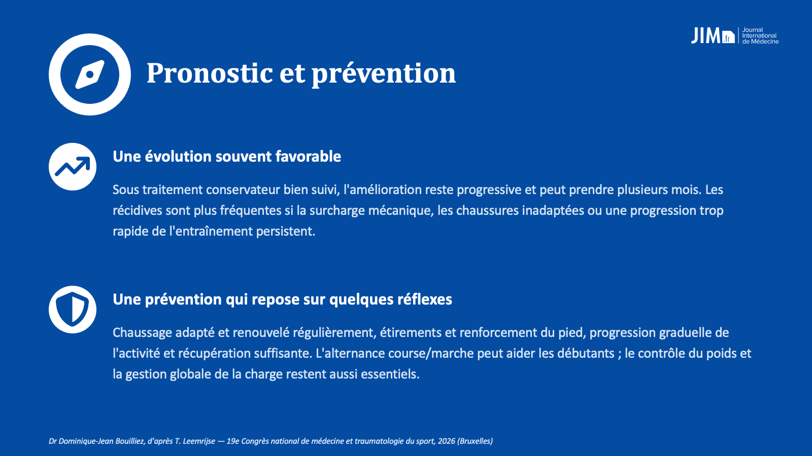 Fasciopathie plantaire SFMES