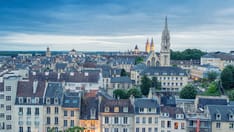 photo of Caen aerial cityscape, Normandy - France.
