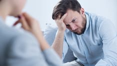 photo of man in therapy