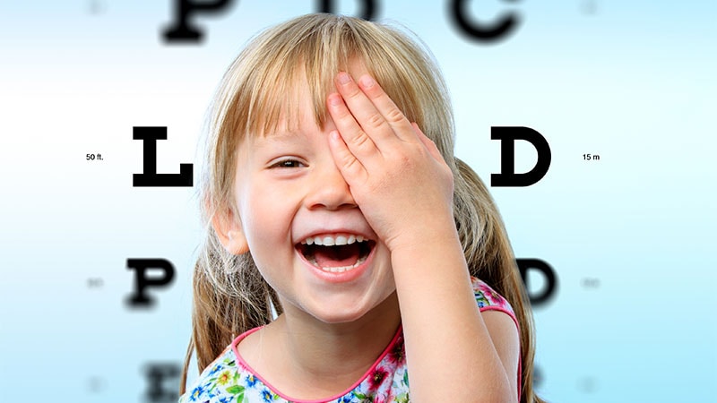 Faible taux de tests de vision en soins primaires chez les enfants