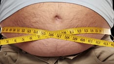 photo of waist mesure