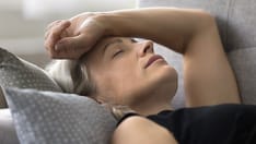 photo of tired woman