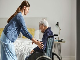 photo of an elder in homecare